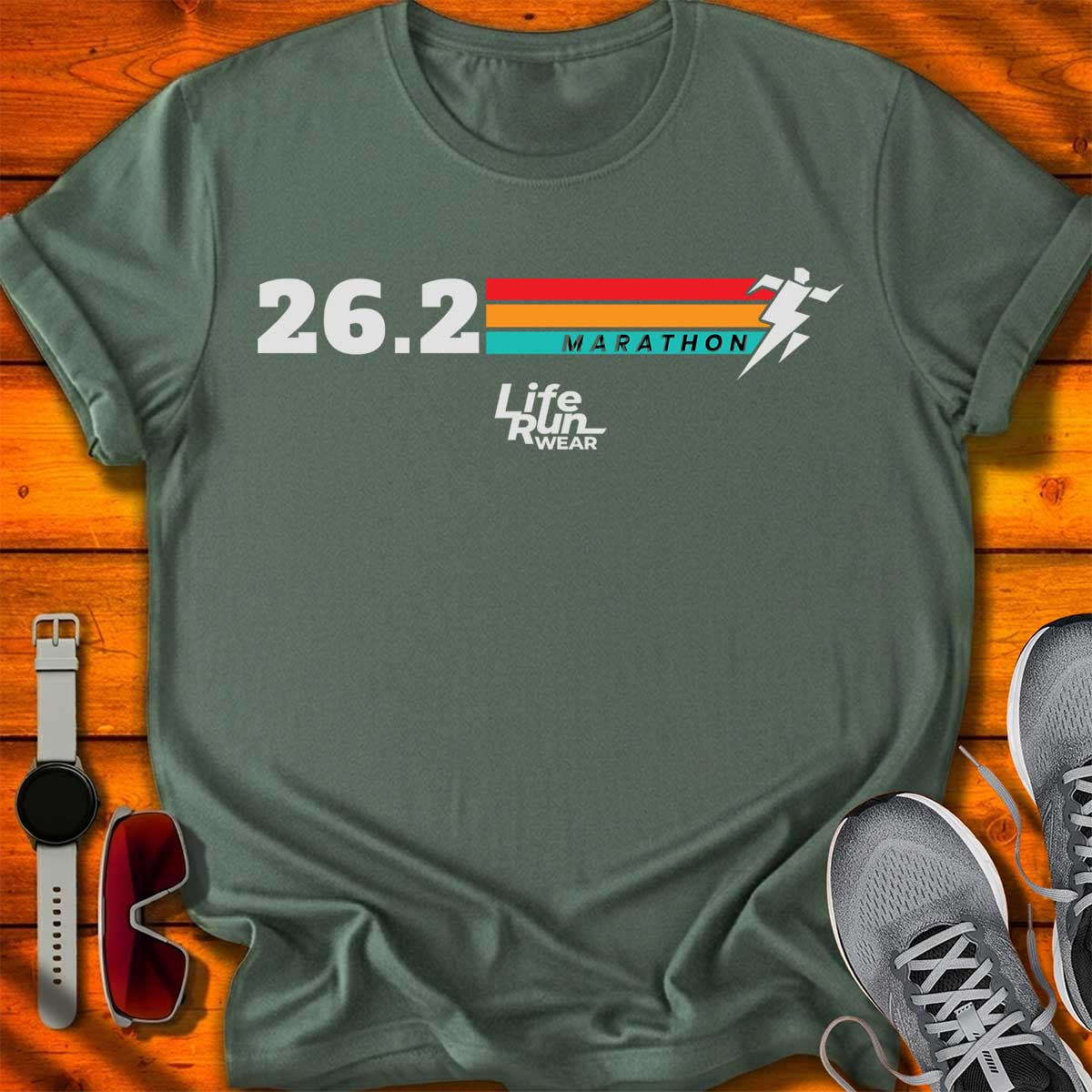 26.2 Retro Line Marathon T-Shirt DC UF
