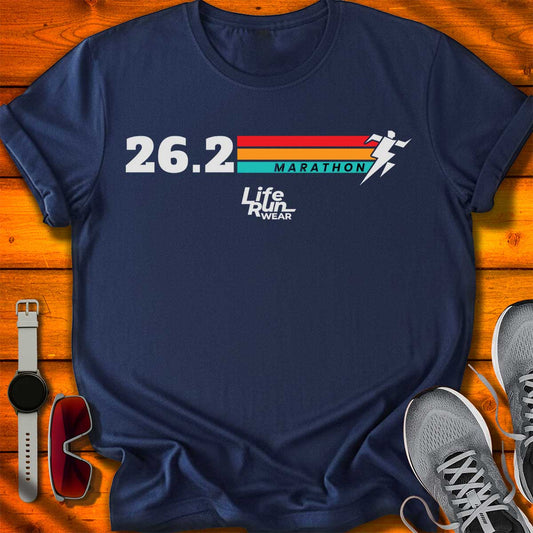 26.2 Retro Line Marathon T-Shirt DC UF