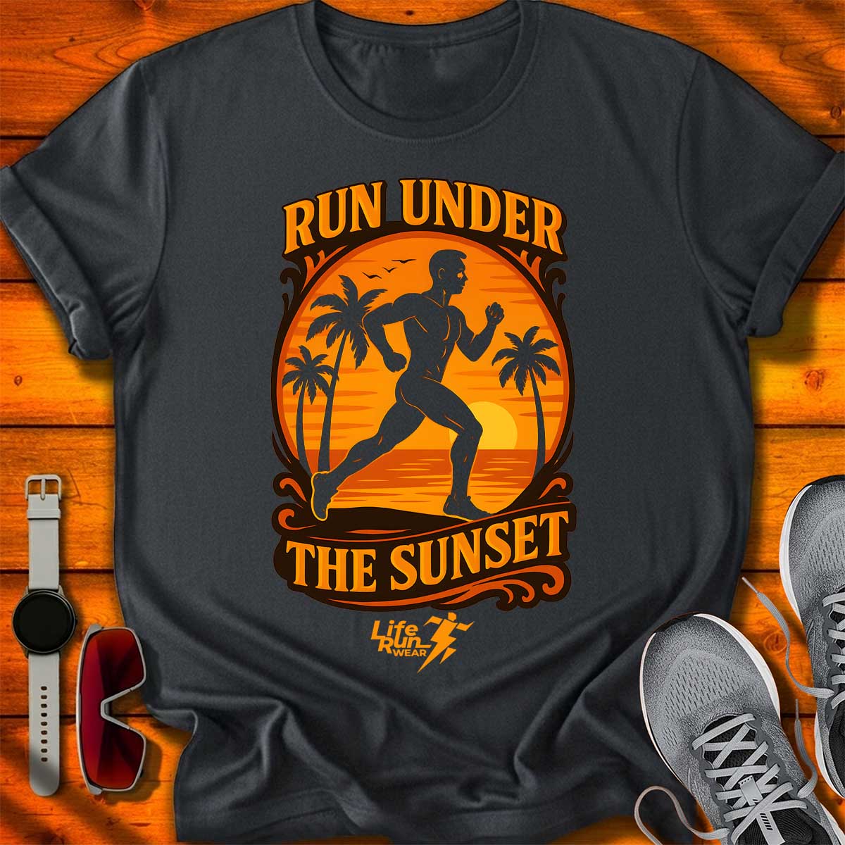 Run Under the Sunset T-Shirt DC UF