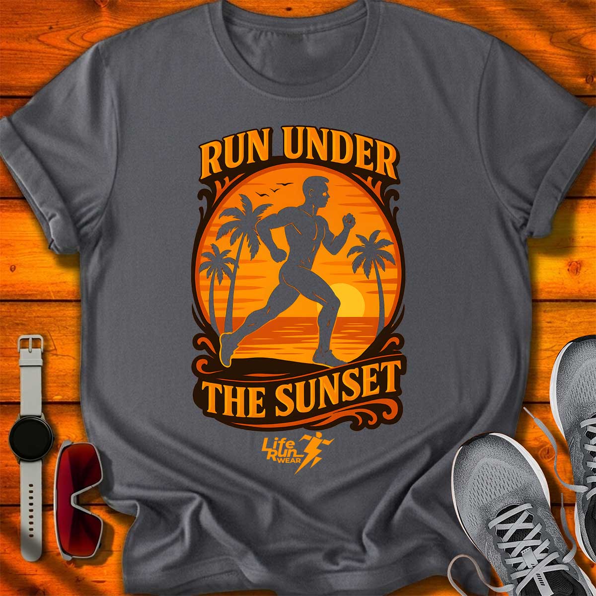 Run Under the Sunset T-Shirt DC UF