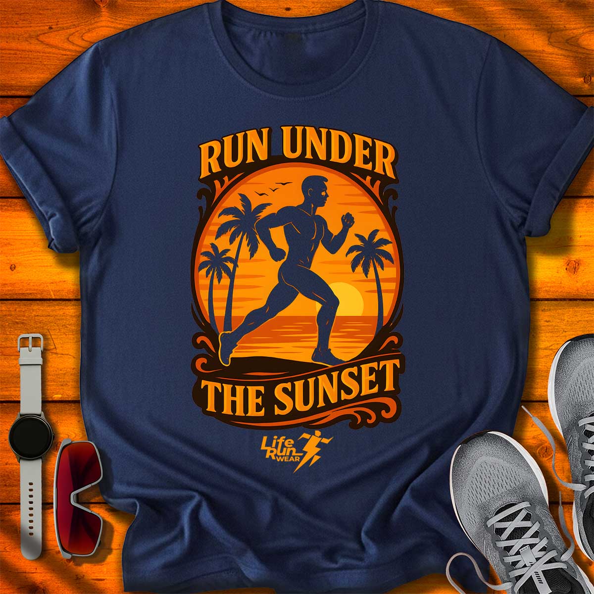 Run Under the Sunset T-Shirt DC UF