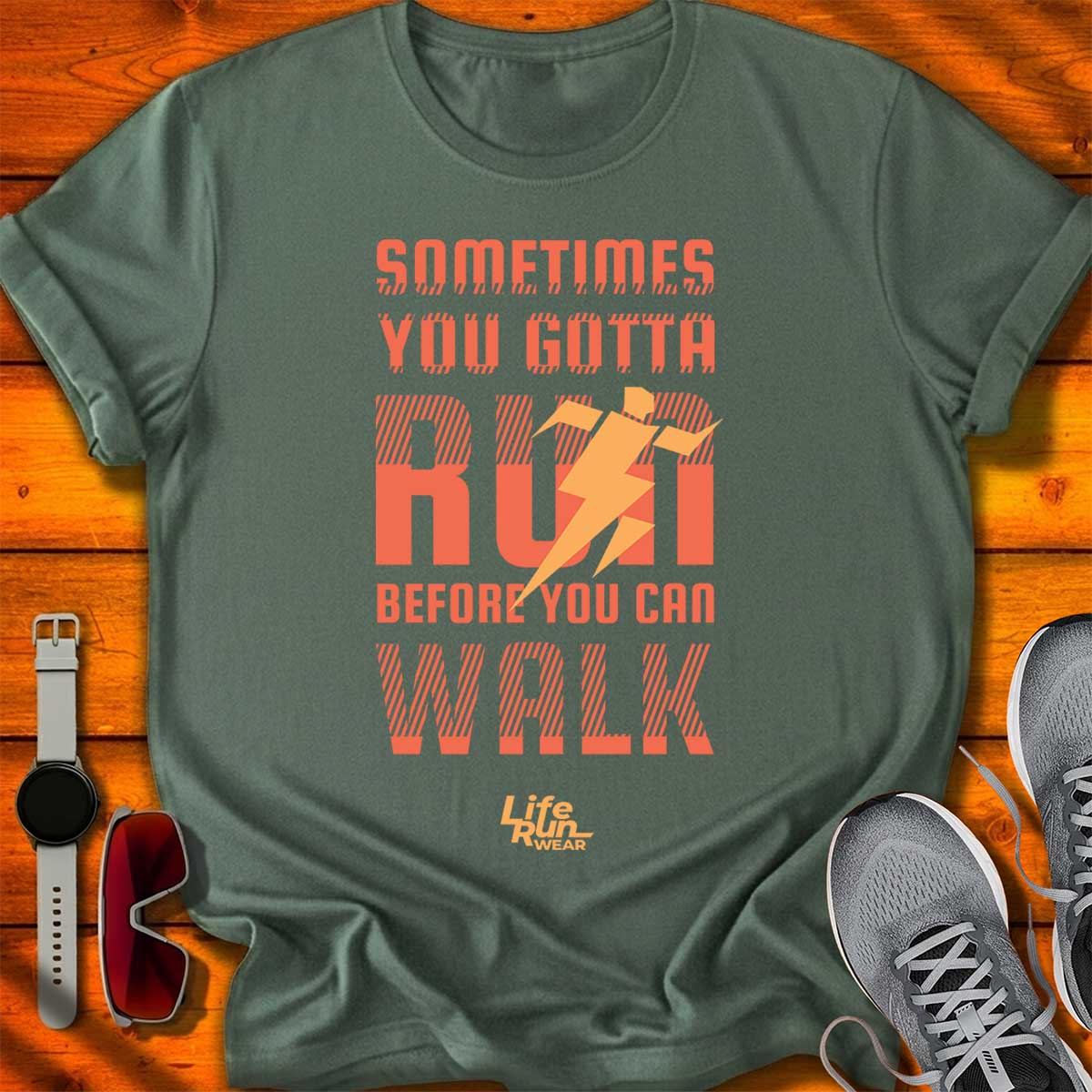 Gotta Run Before You Can Walk T-Shirt DC UF