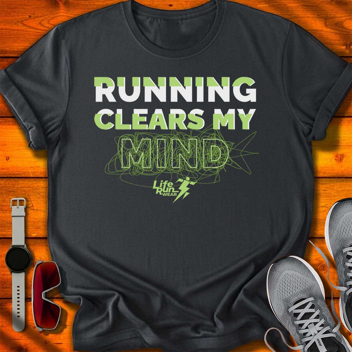 Running Clears my Mind T-Shirt DC UF