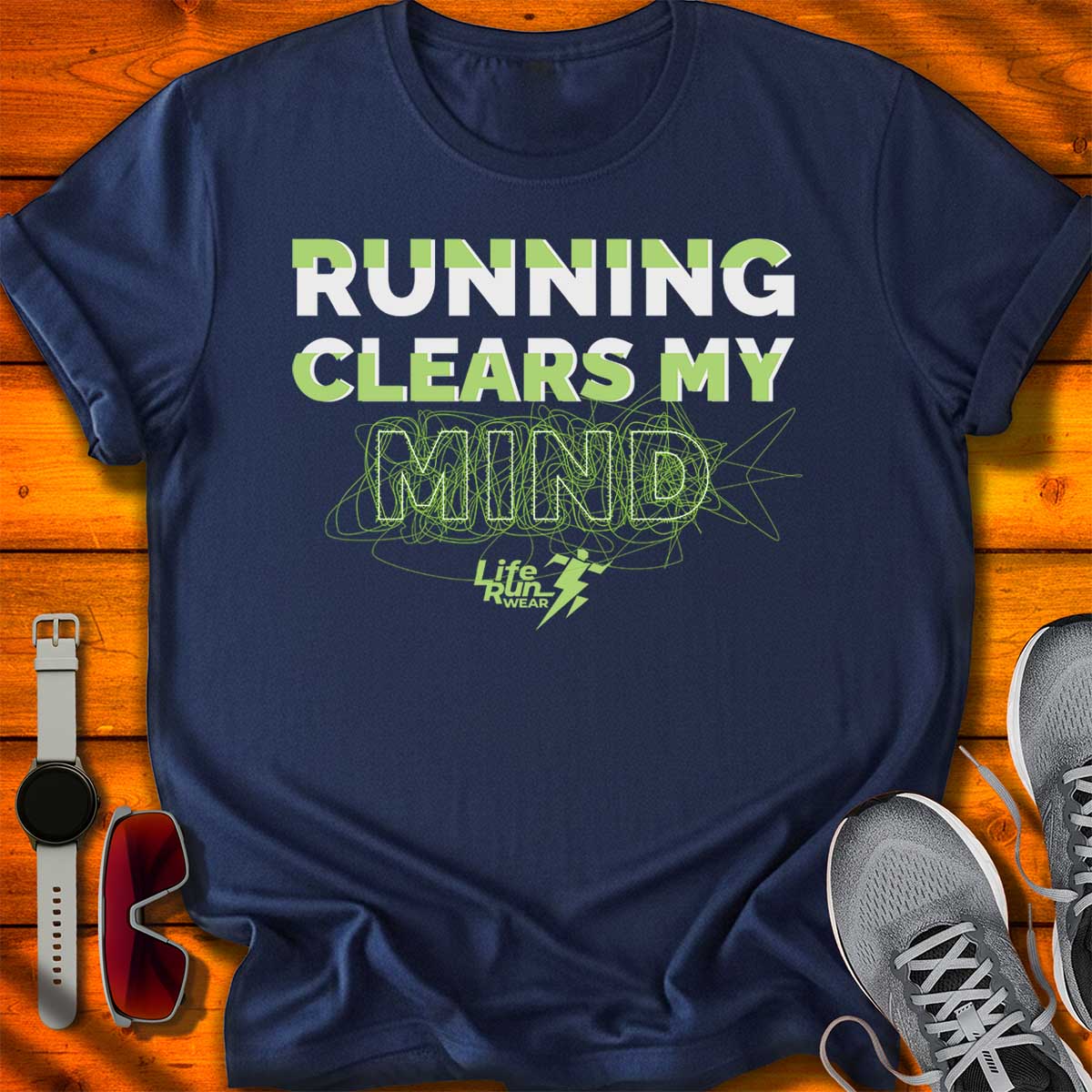 Running Clears my Mind T-Shirt DC UF