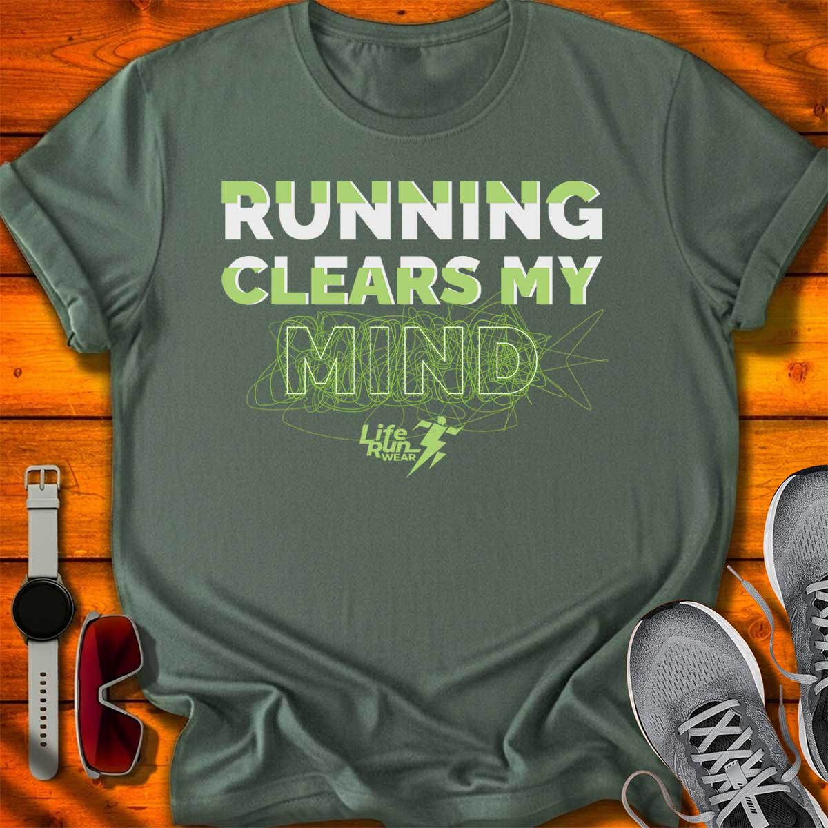 Running Clears my Mind T-Shirt DC UF