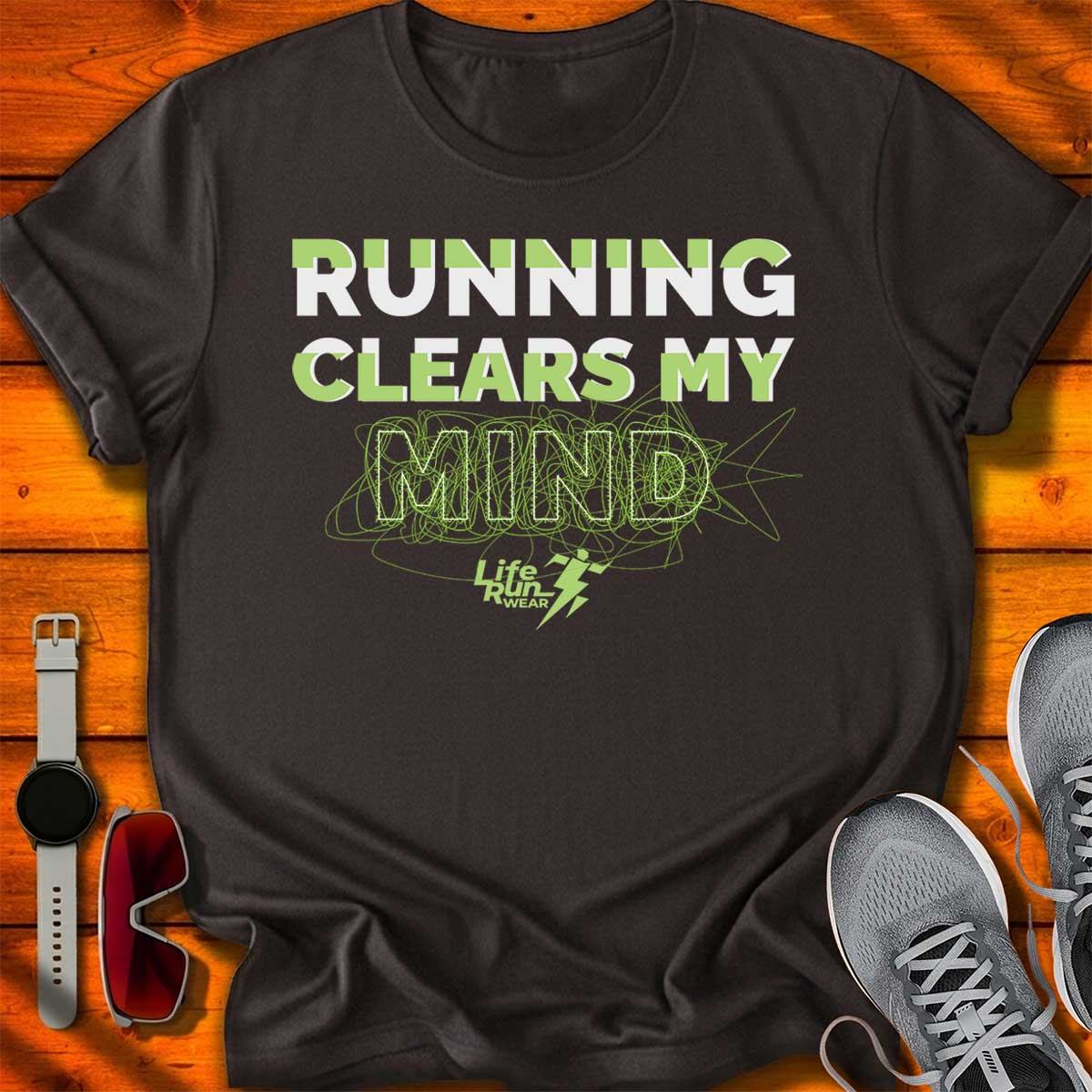 Running Clears my Mind T-Shirt DC UF