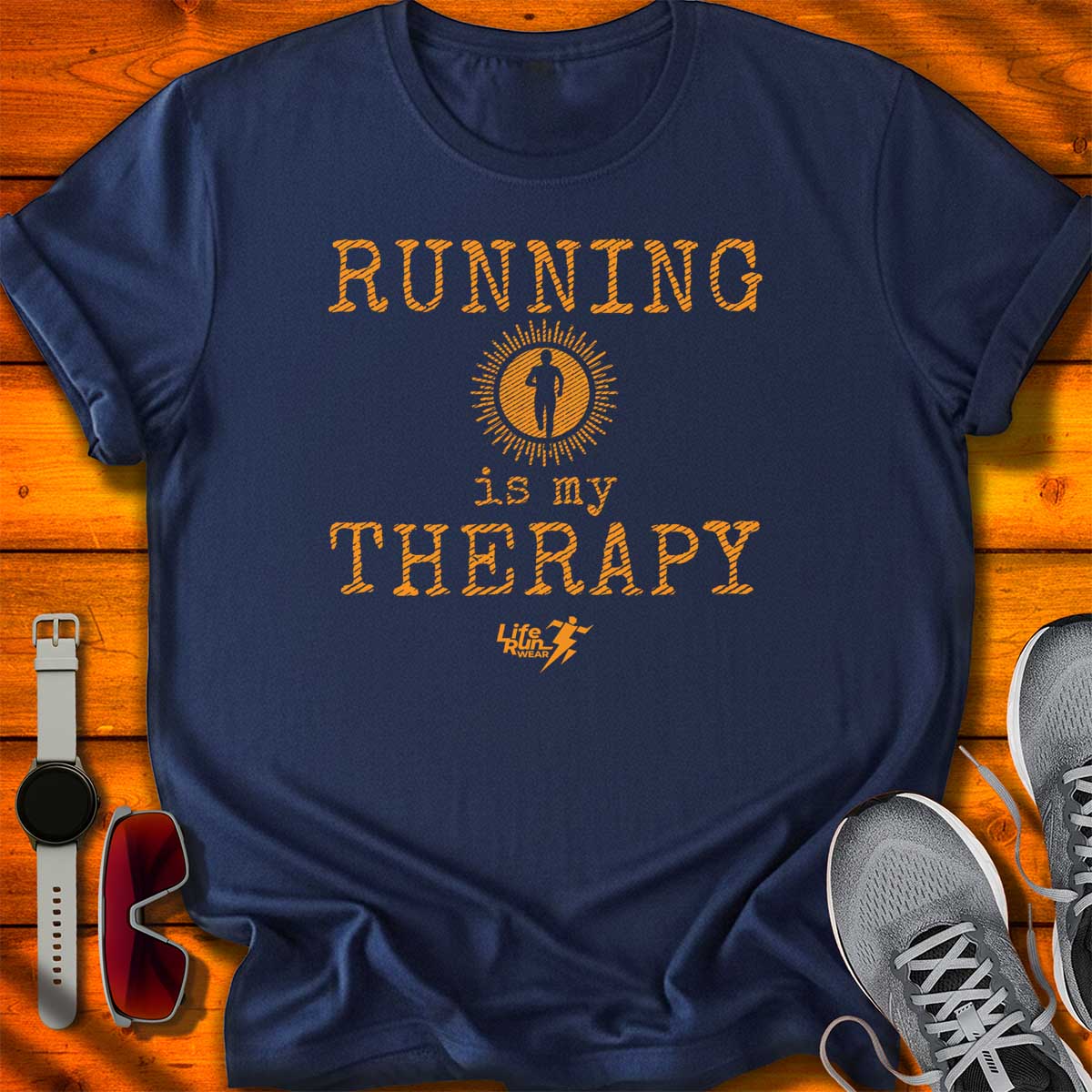 Running is my Therapy - Sun Run T-Shirt DC UF