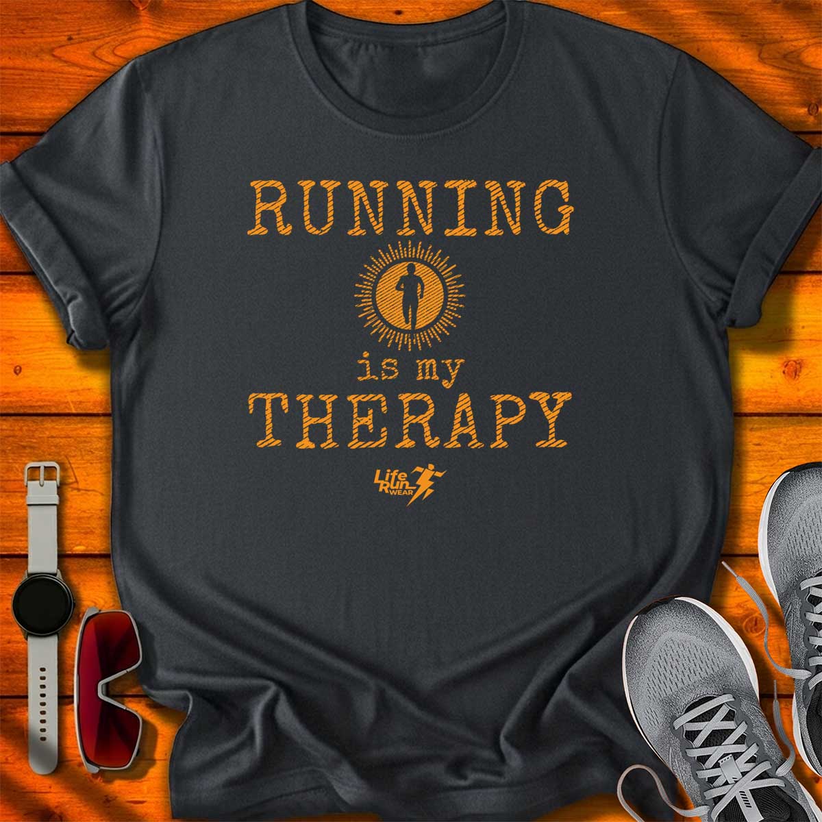 Running is my Therapy - Sun Run T-Shirt DC UF