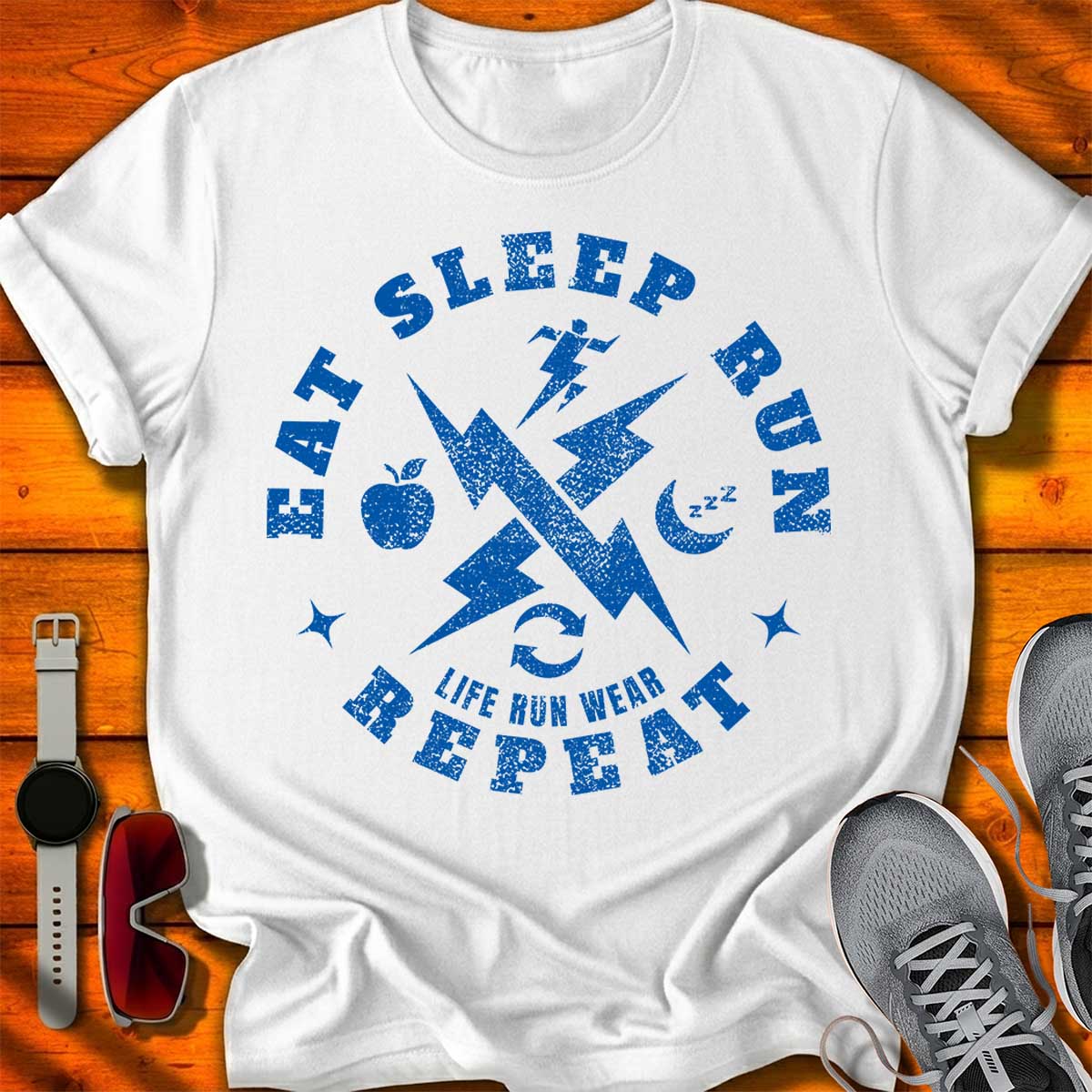 Eat Sleep Run Repeat T-Shirt LC UF