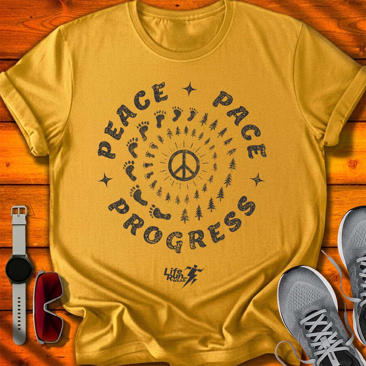 Peace Pace Progress T-Shirt LC UF