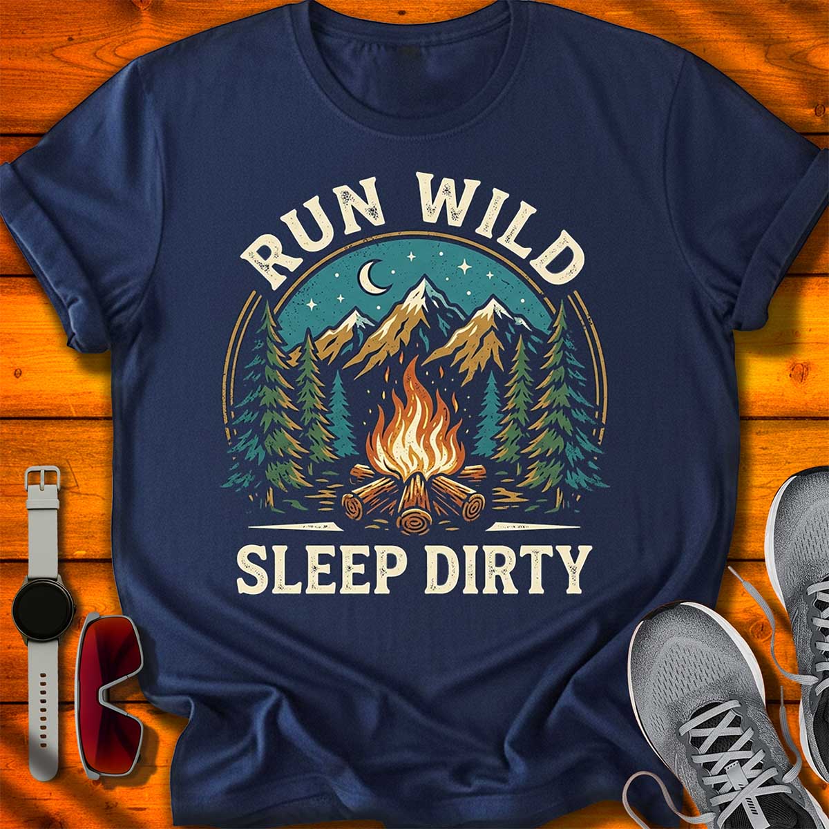 Run Wild Sleep Dirty T-Shirt DC UF
