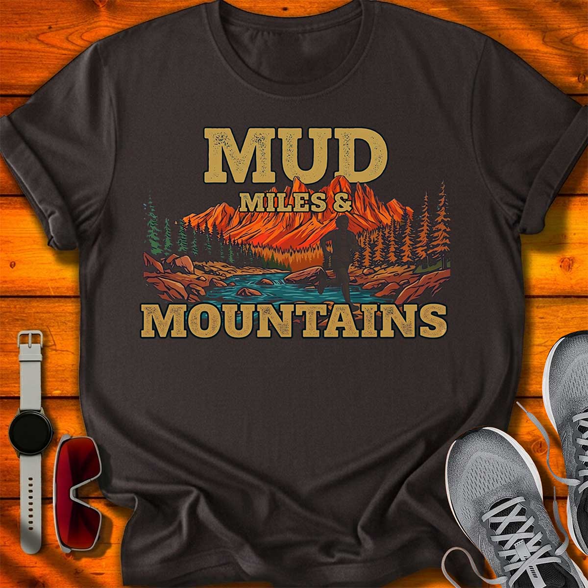 Mud Miles & Mountains T-Shirt DC UF