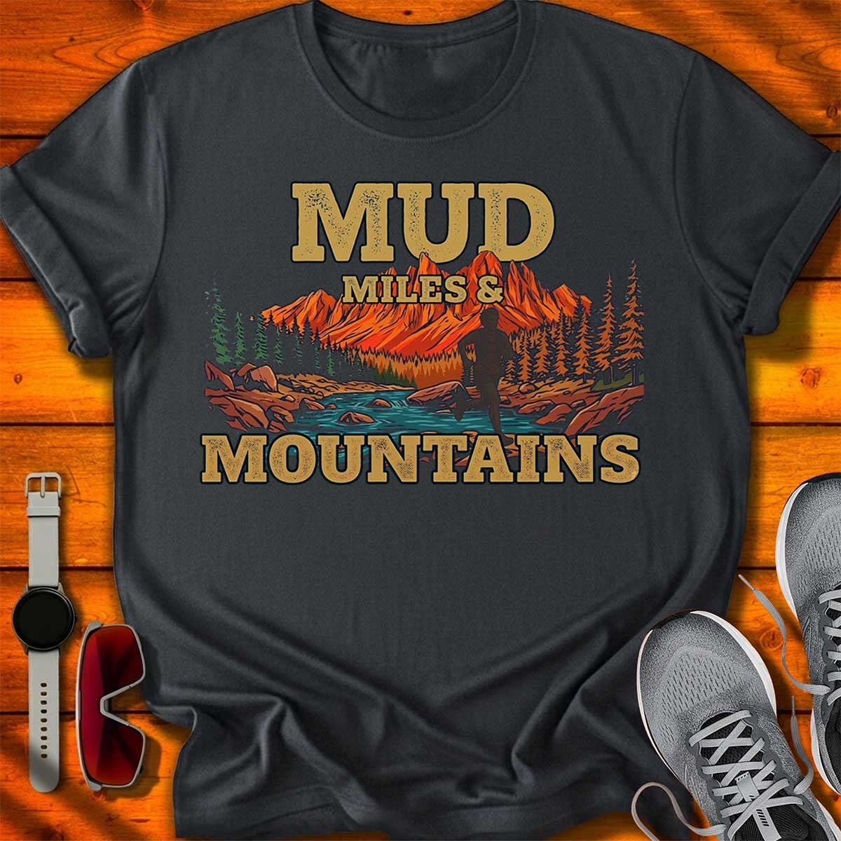 Mud Miles & Mountains T-Shirt DC UF