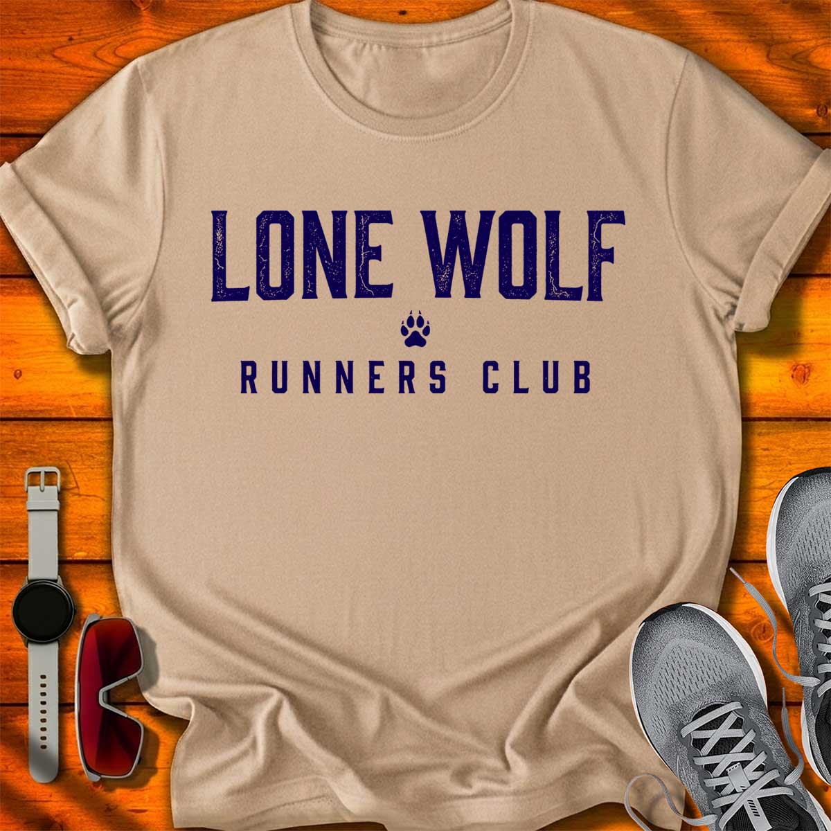 Lone Wolf Runners Club T-Shirt LC UF