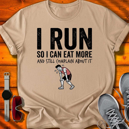 I Run so I can Eat More - M T-Shirt LC UF