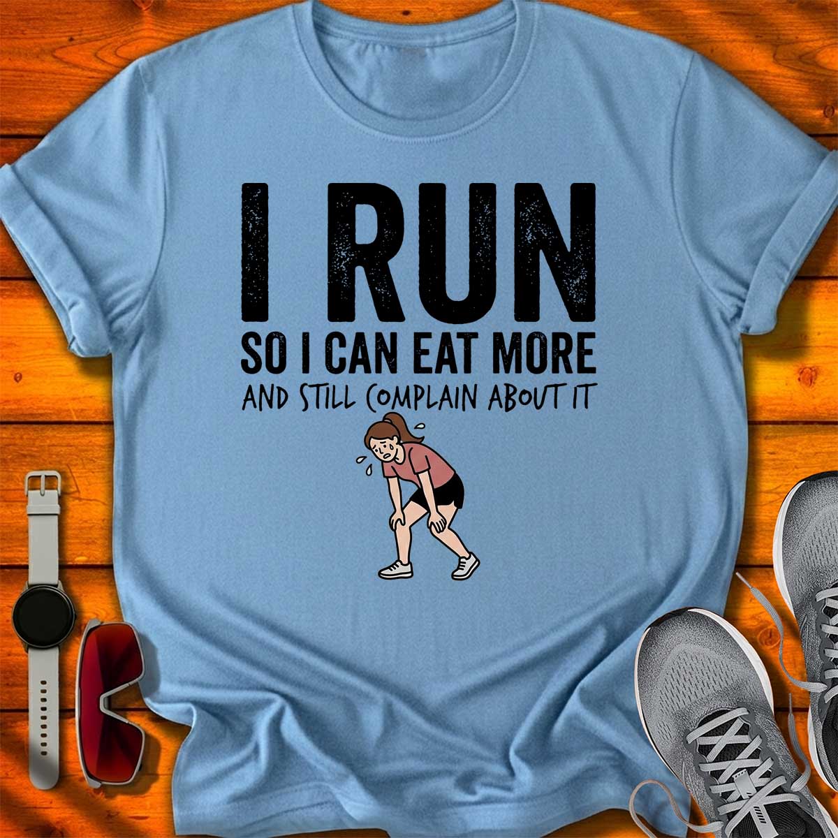 I Run so I can Eat More - W T-Shirt LC UF