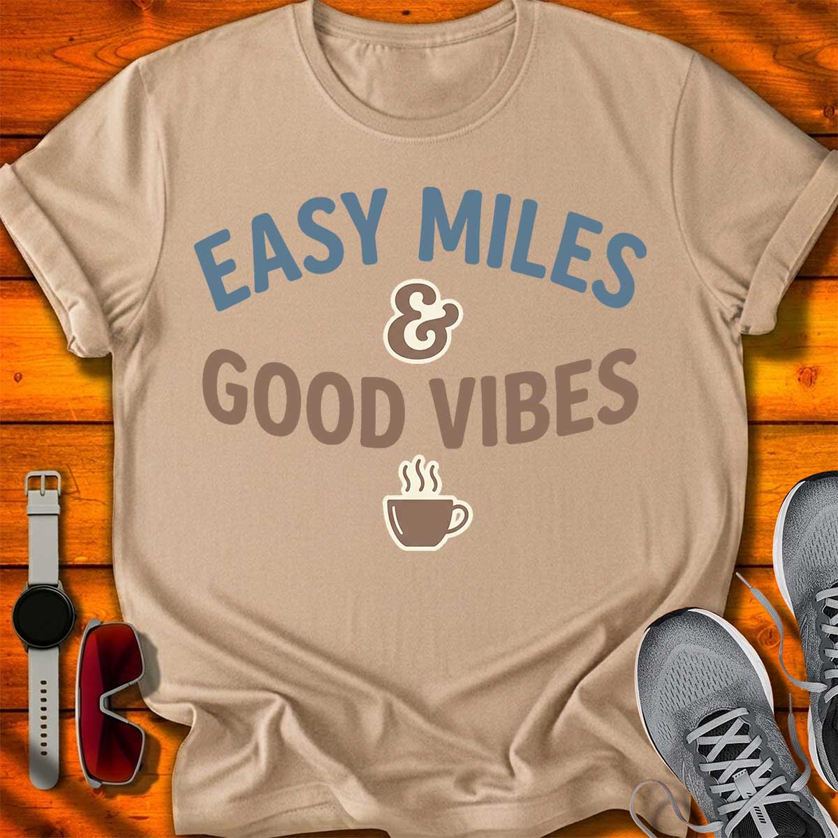 Easy Miles & Good Vibes T-Shirt LC UF