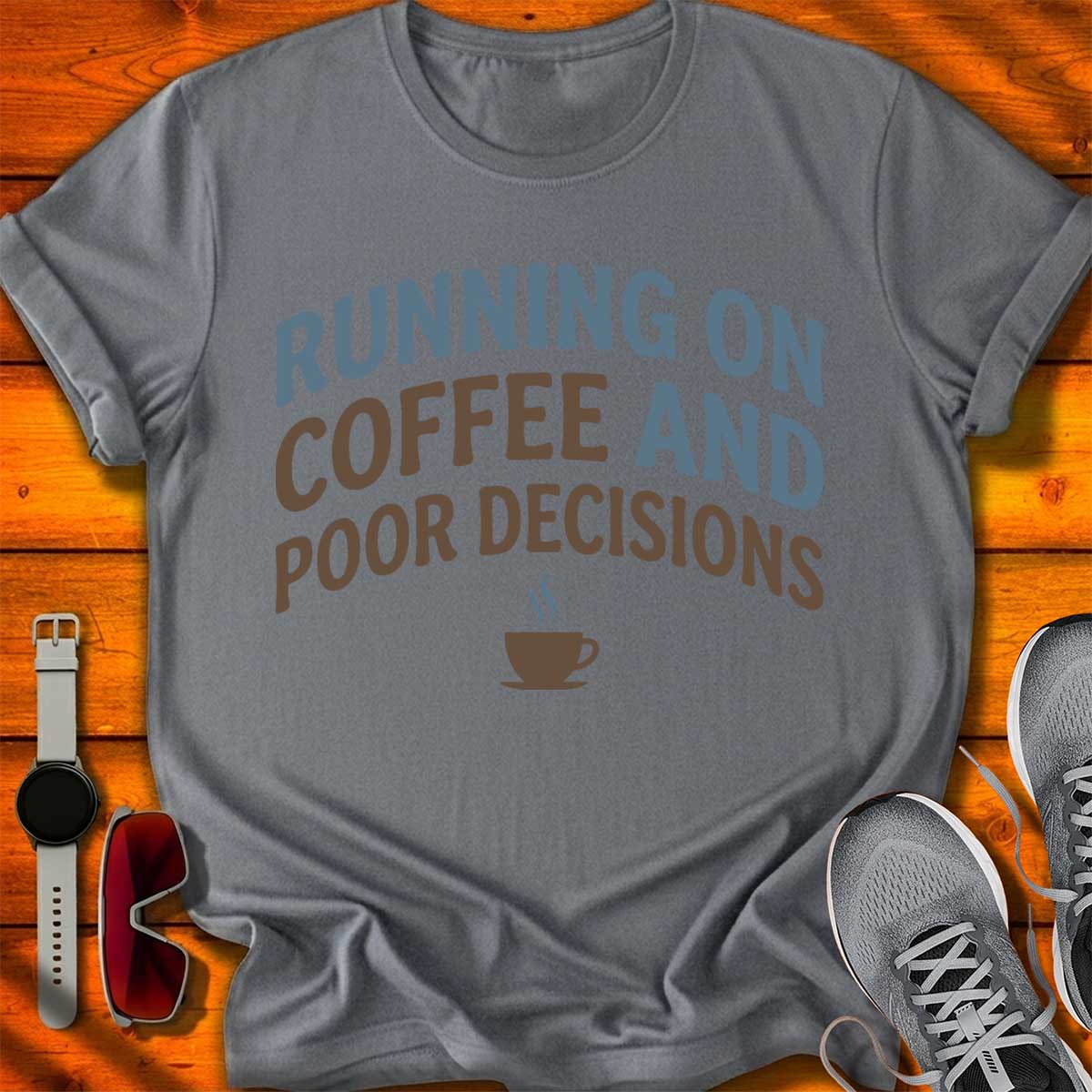 Coffee & Poor Decisions T-Shirt LC UF