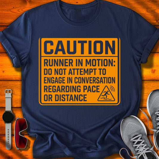 Caution: Runner in Motion T-Shirt DC UF