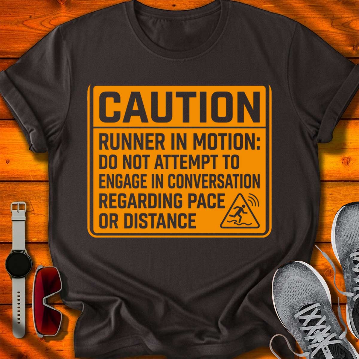 Caution: Runner in Motion T-Shirt DC UF