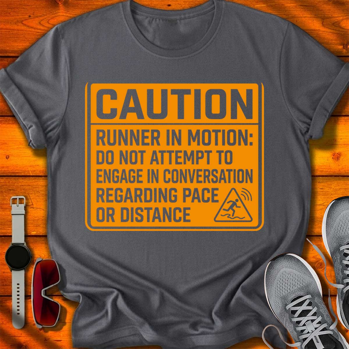Caution: Runner in Motion T-Shirt DC UF