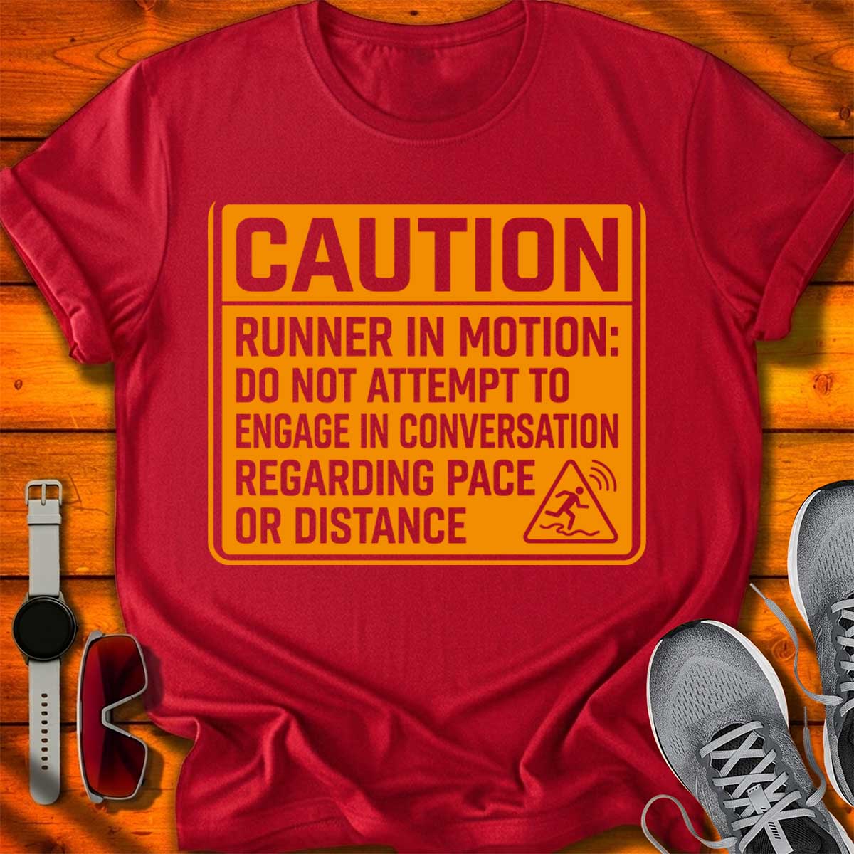 Caution: Runner in Motion T-Shirt DC UF