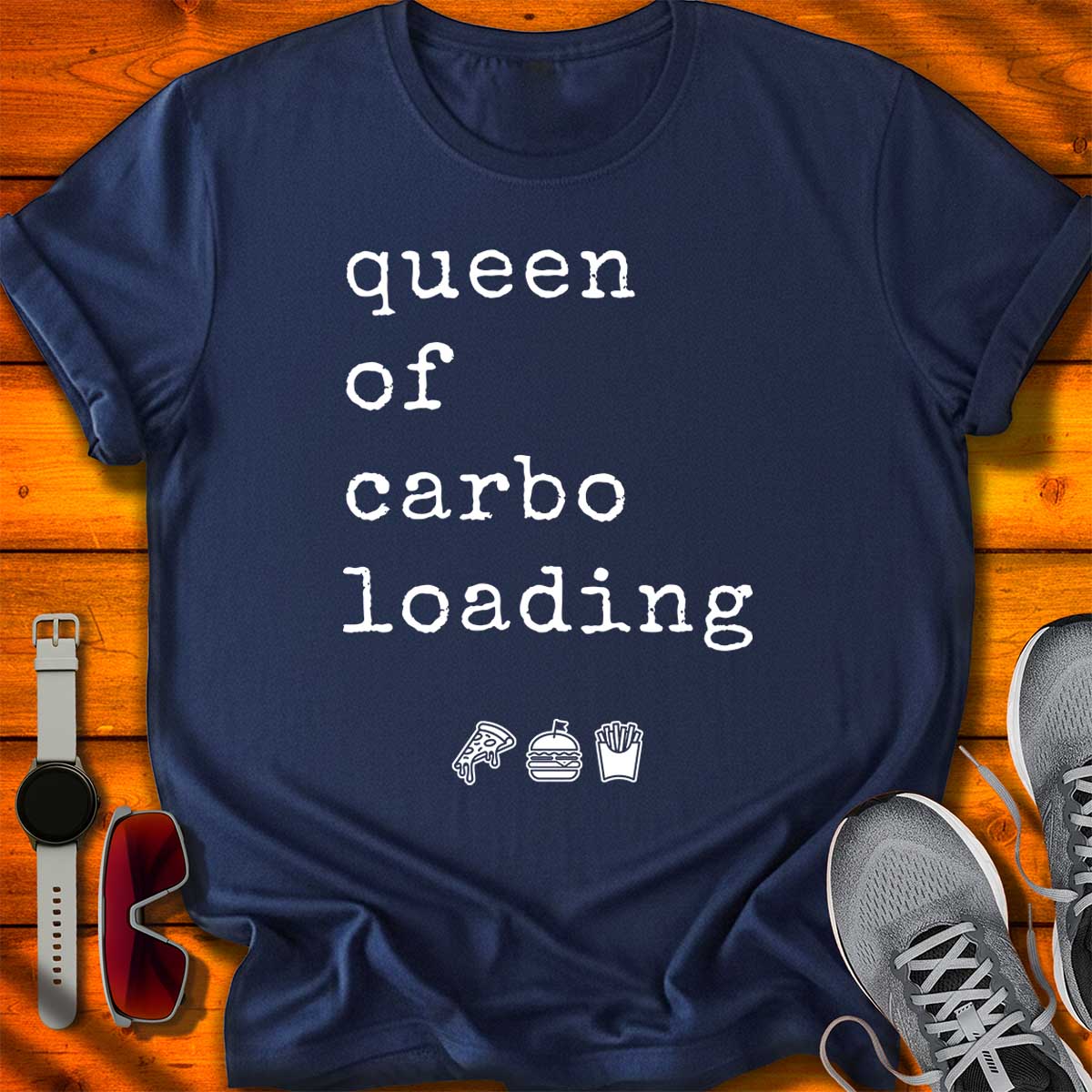 Queen of Carbo Loading T-Shirt DC UF