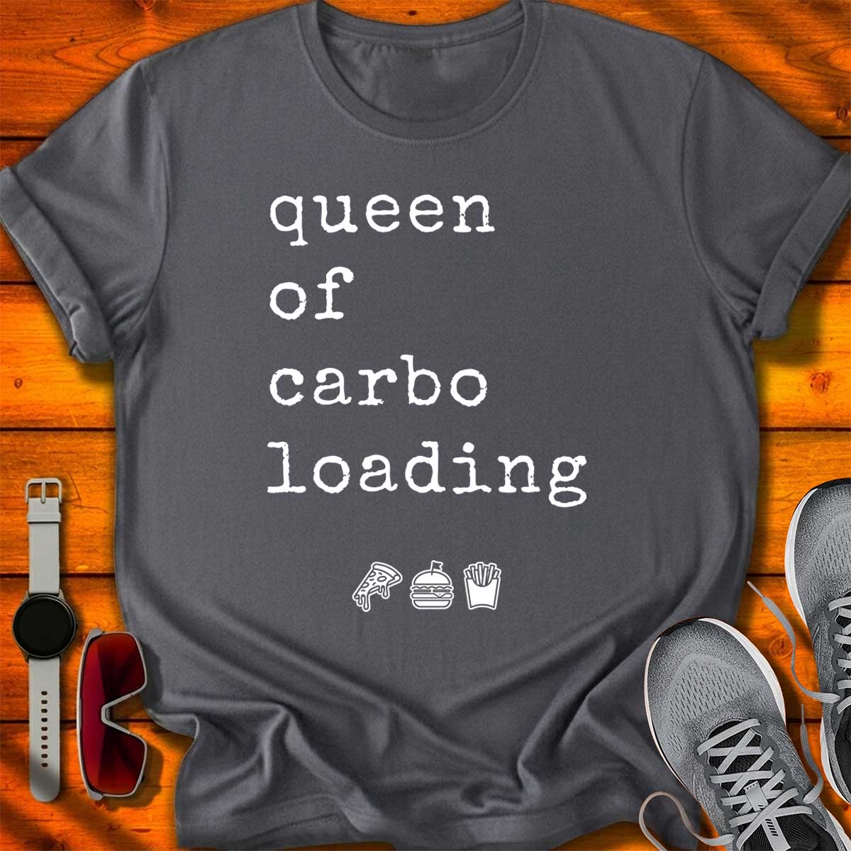 Queen of Carbo Loading T-Shirt DC UF