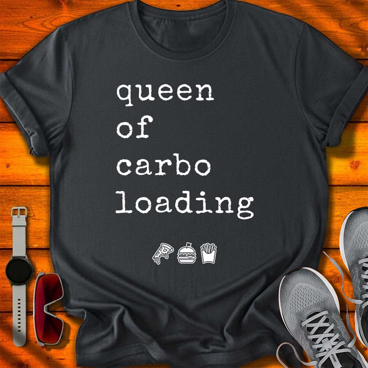 Queen of Carbo Loading T-Shirt DC UF