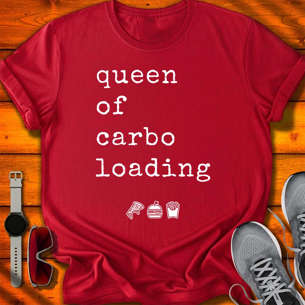 Queen of Carbo Loading T-Shirt DC UF