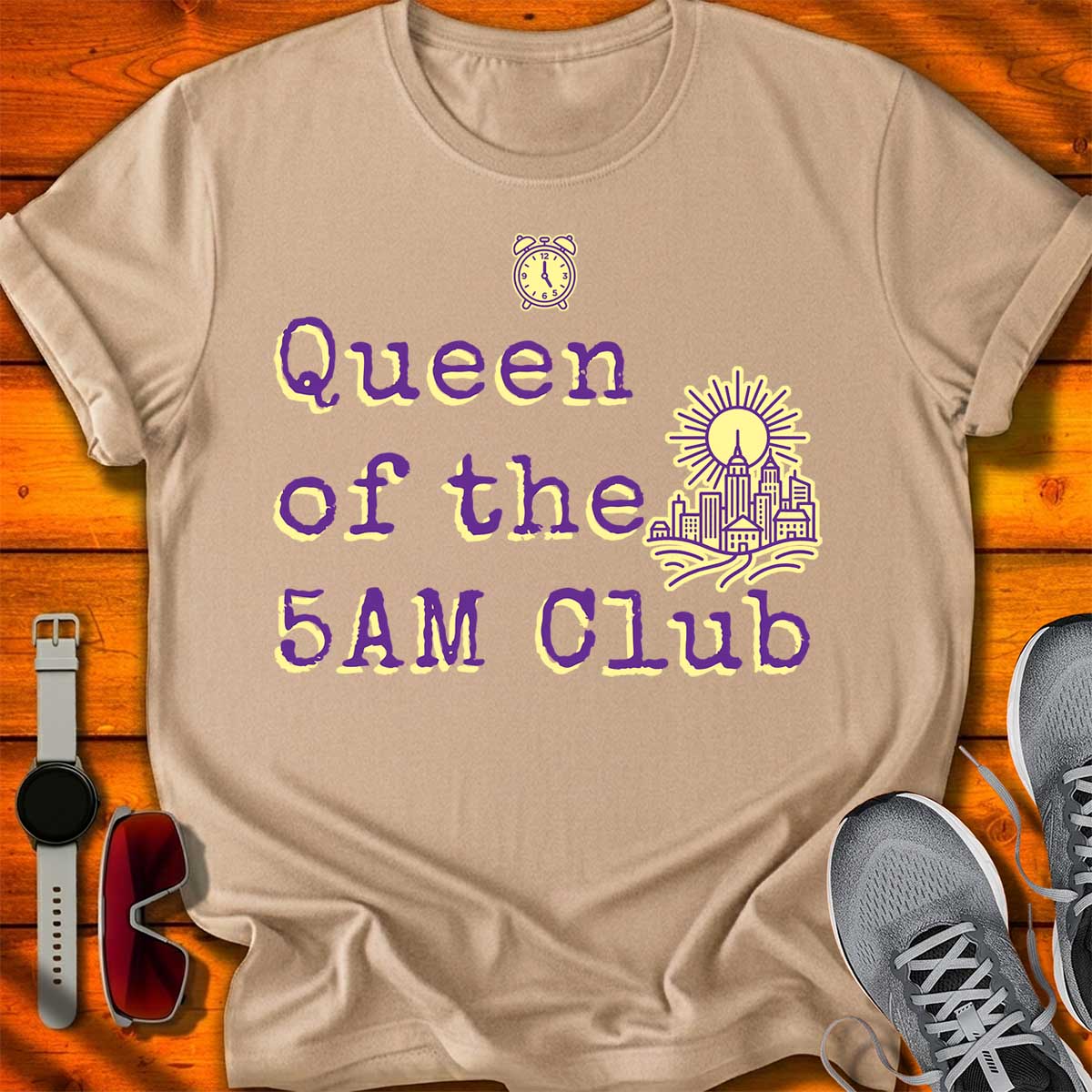 Queen of the 5AM Club T-Shirt LC UF