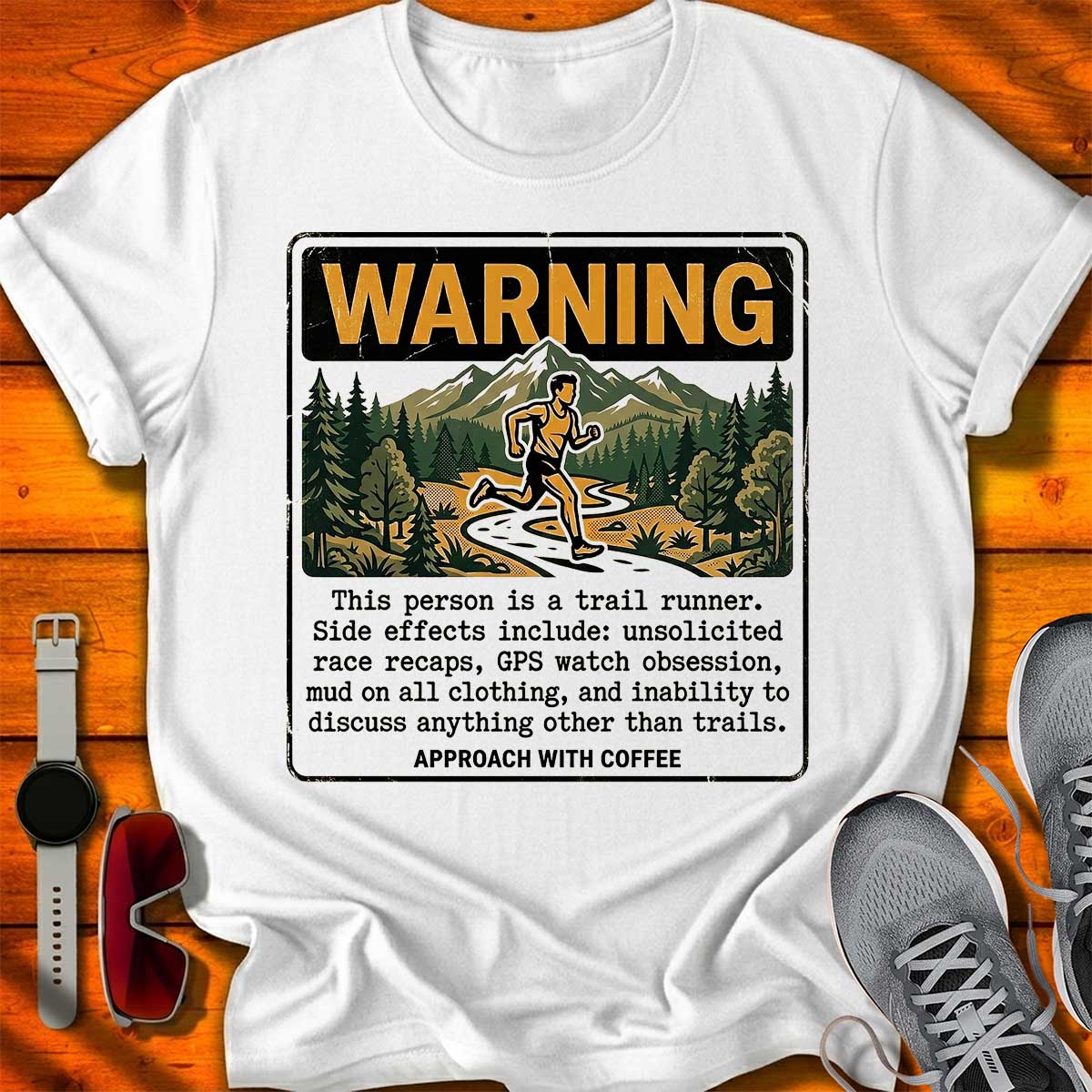 Warning: Trail Runner T-Shirt LC UF