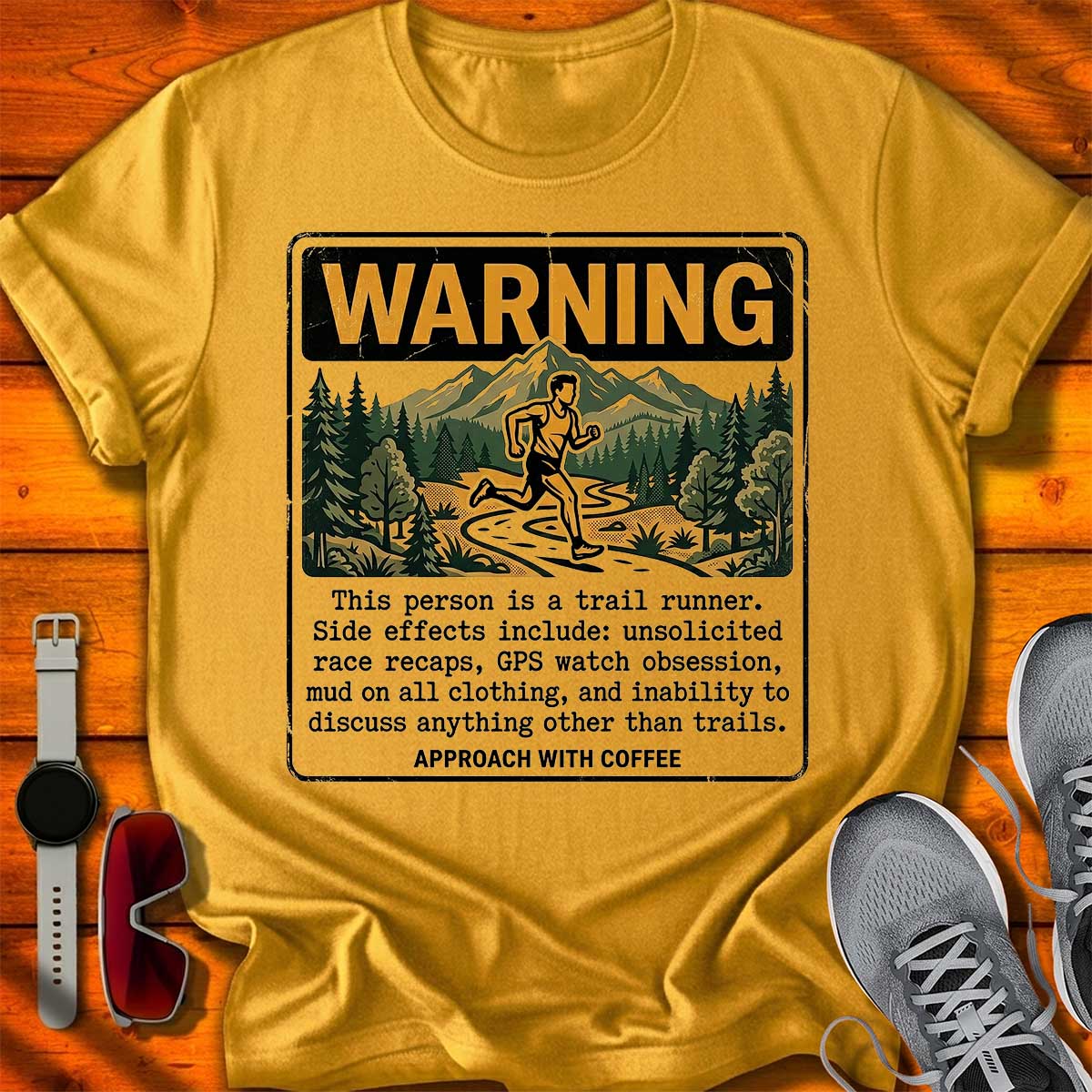 Warning: Trail Runner T-Shirt LC UF