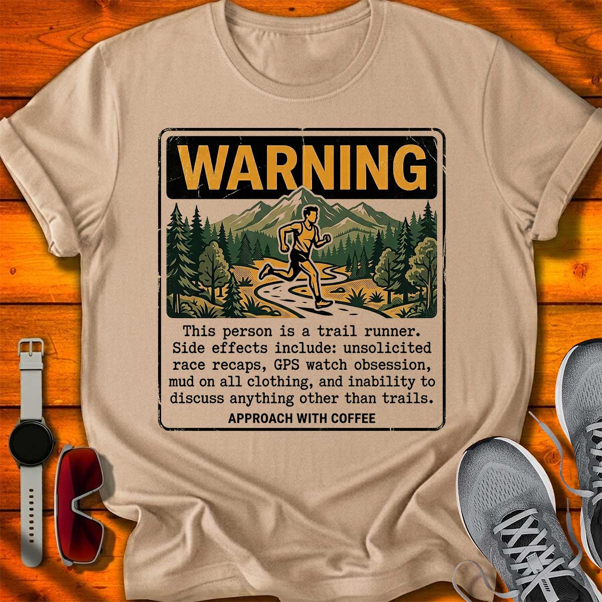 Warning: Trail Runner T-Shirt LC UF
