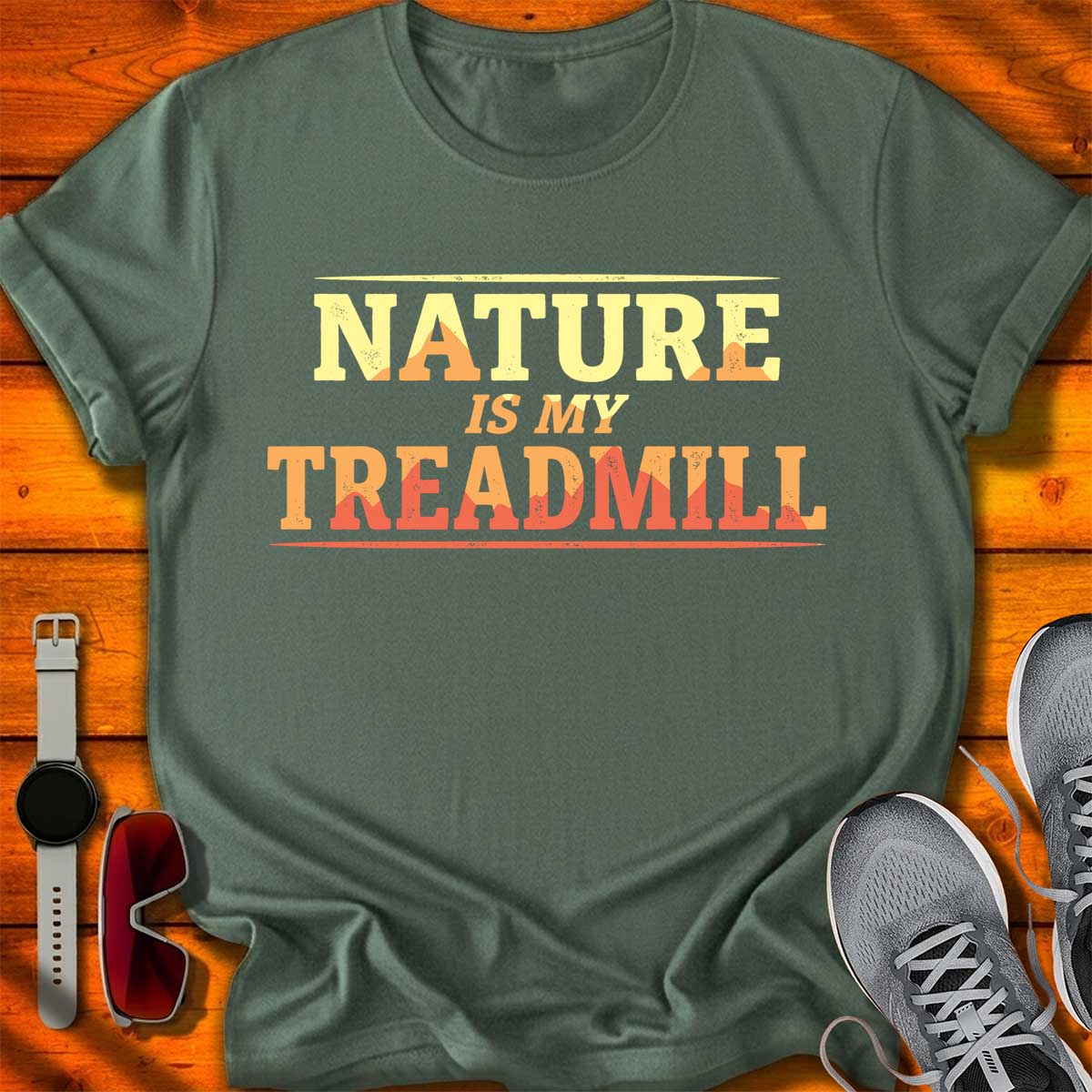 Nature is my Treadmill T-Shirt DC UF