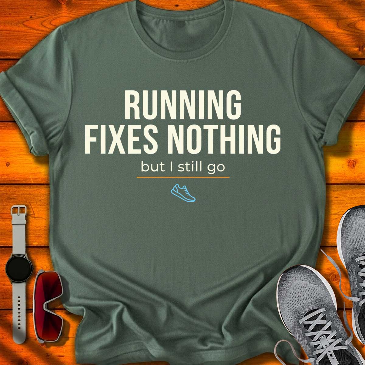 Running Fixes Nothing T-Shirt DC UF