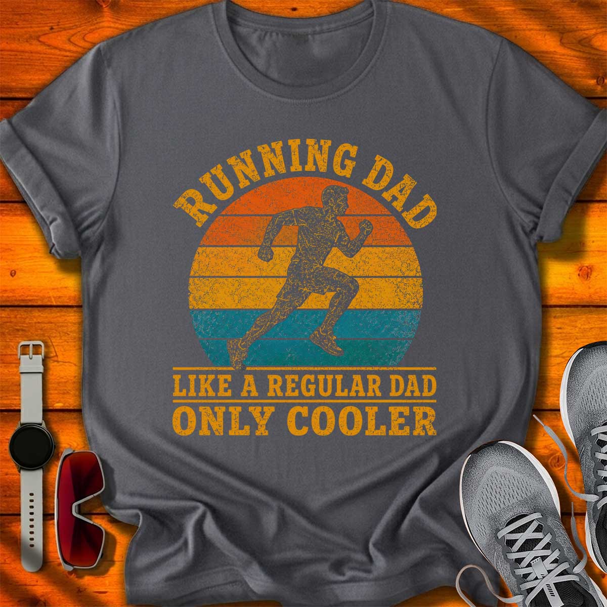 Running Dad Only Cooler T-Shirt DC UF