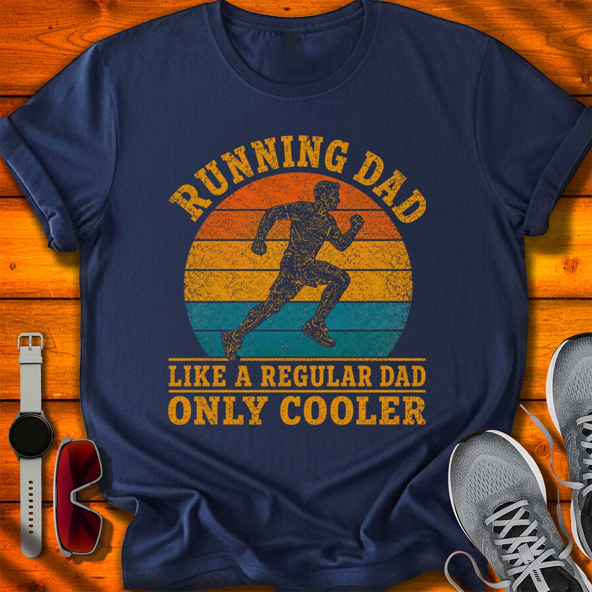 Running Dad Only Cooler T-Shirt DC UF