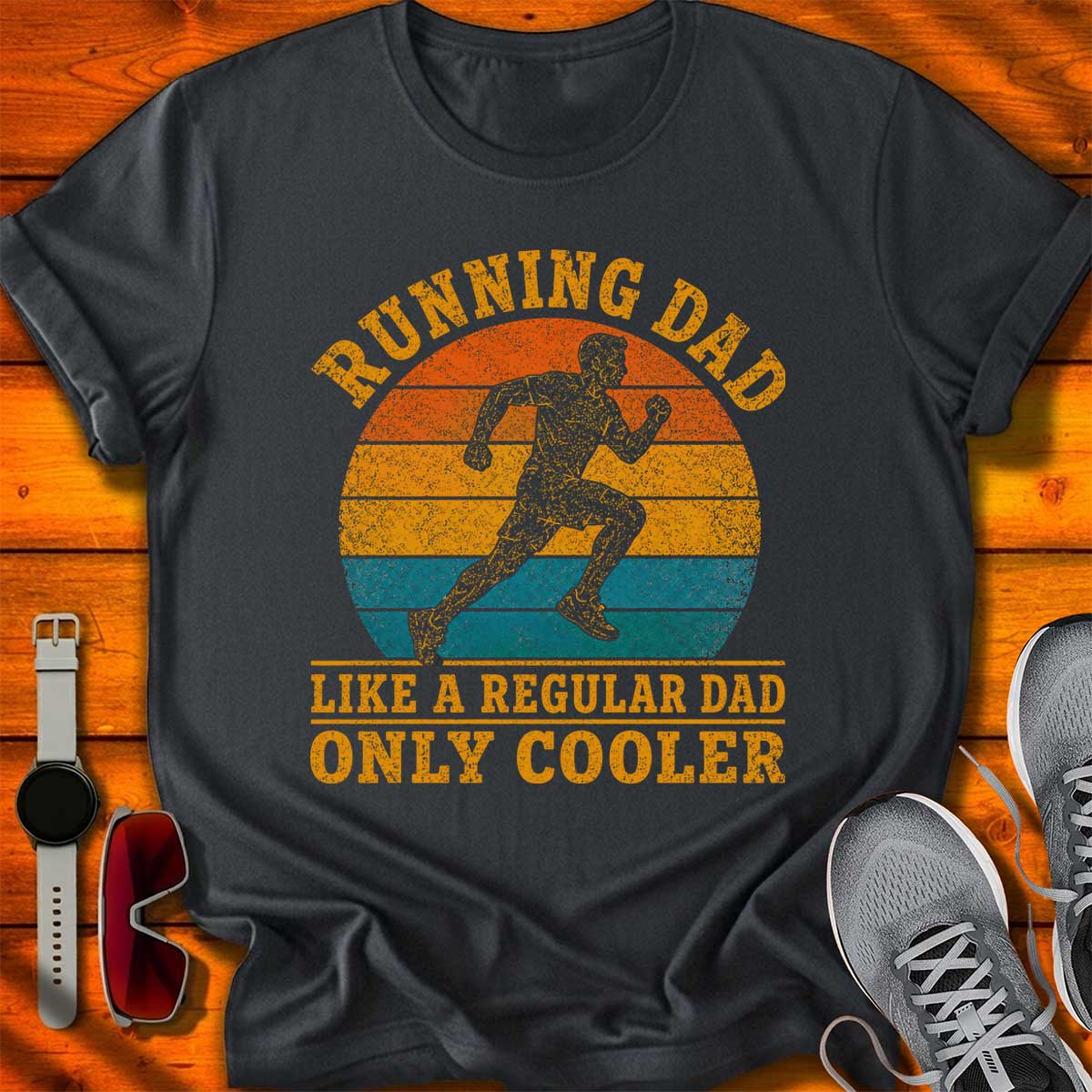 Running Dad Only Cooler T-Shirt DC UF