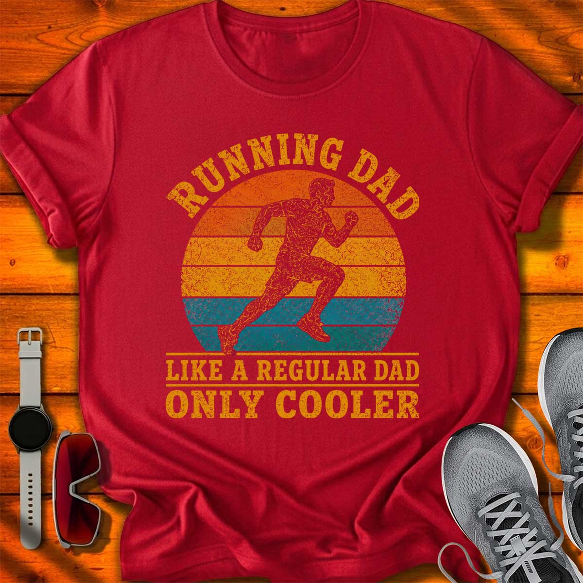 Running Dad Only Cooler T-Shirt DC UF