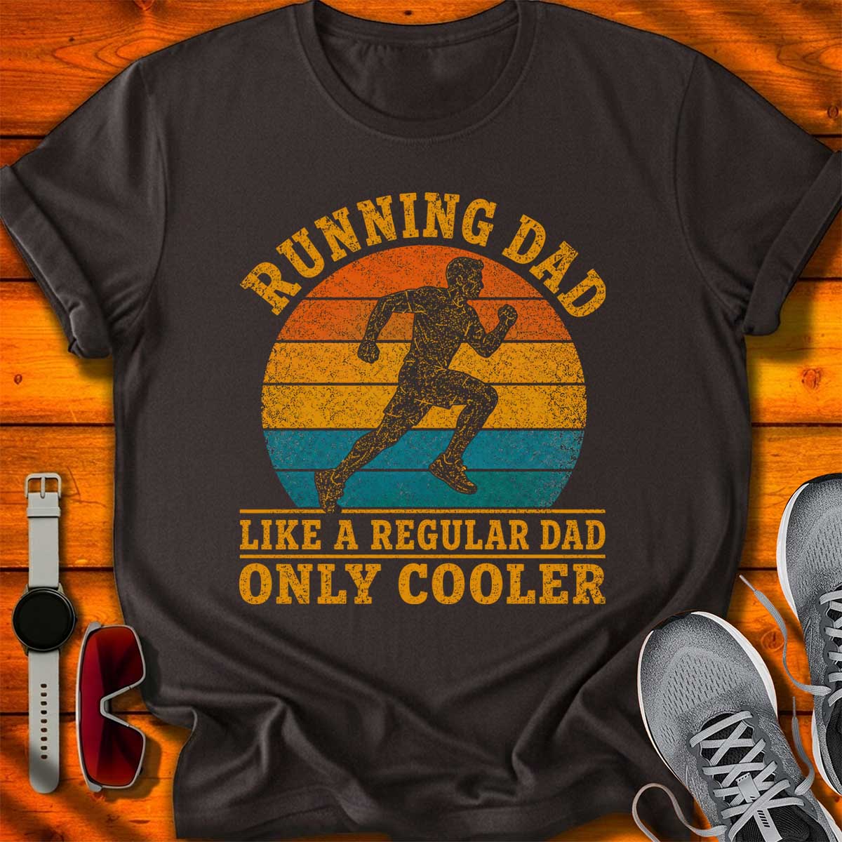 Running Dad Only Cooler T-Shirt DC UF