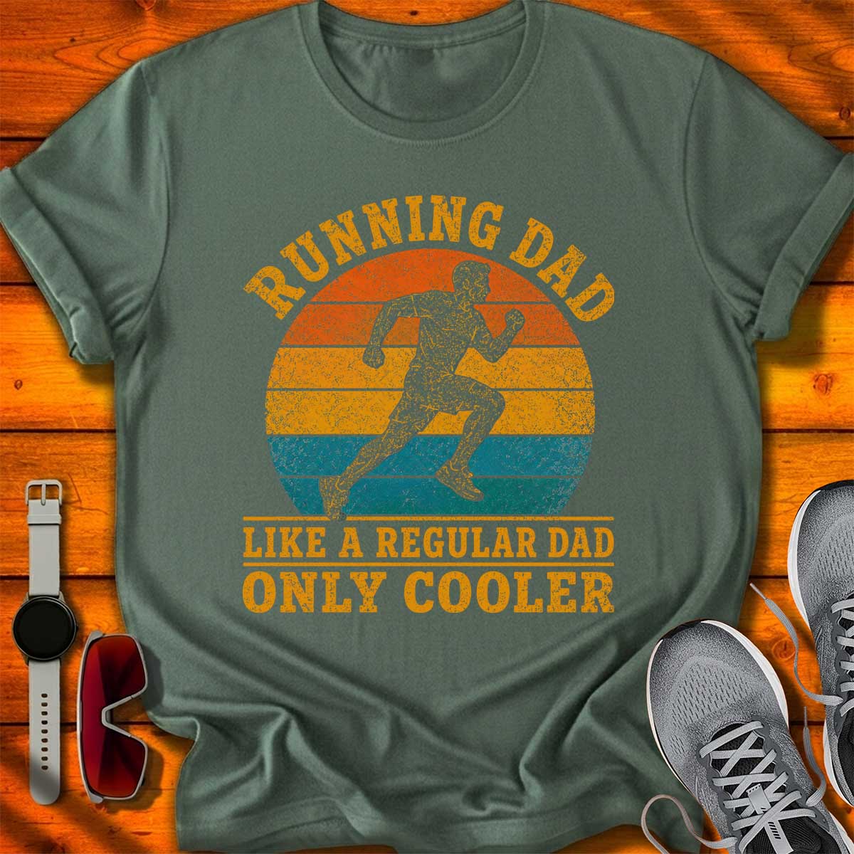 Running Dad Only Cooler T-Shirt DC UF
