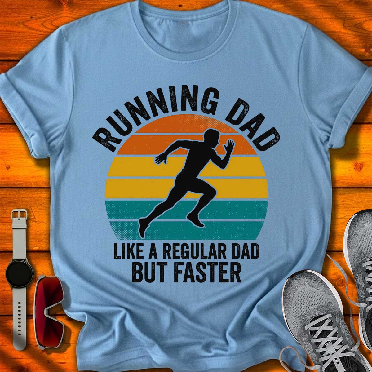 Running Dad but Faster T-Shirt LC UF