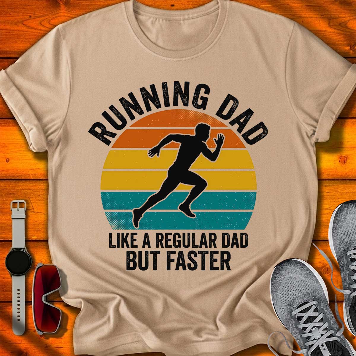 Running Dad but Faster T-Shirt LC UF