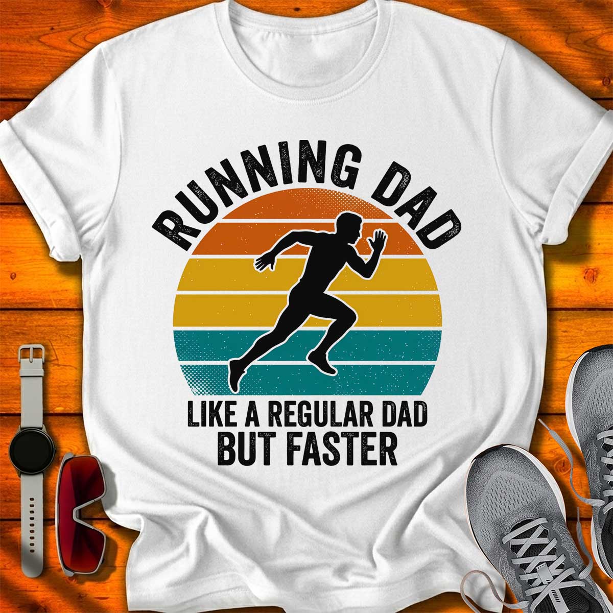 Running Dad but Faster T-Shirt LC UF