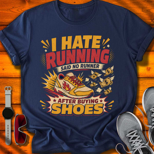 I Hate Running T-Shirt DC UF