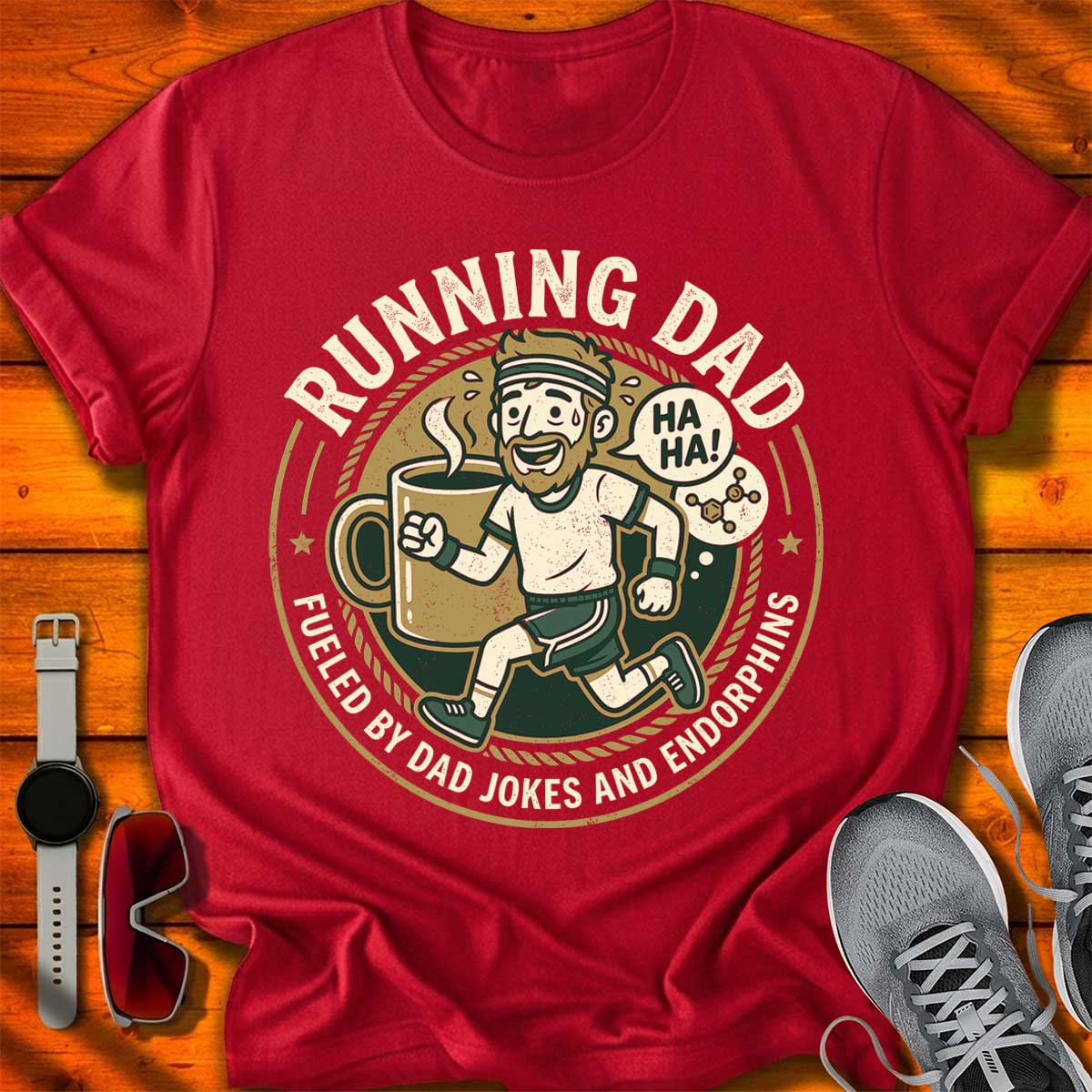 Fueled by Dad Jokes T-Shirt DC UF