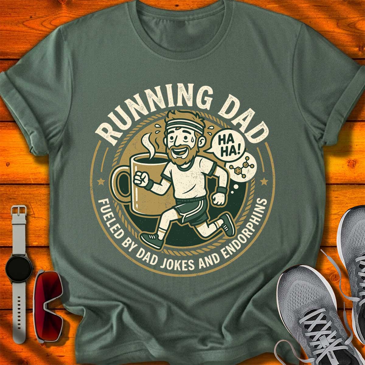 Fueled by Dad Jokes T-Shirt DC UF