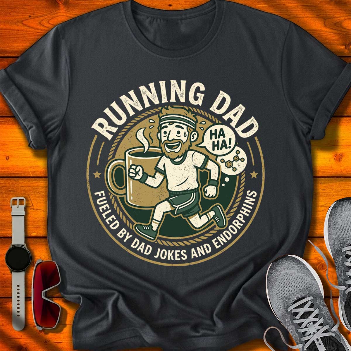 Fueled by Dad Jokes T-Shirt DC UF