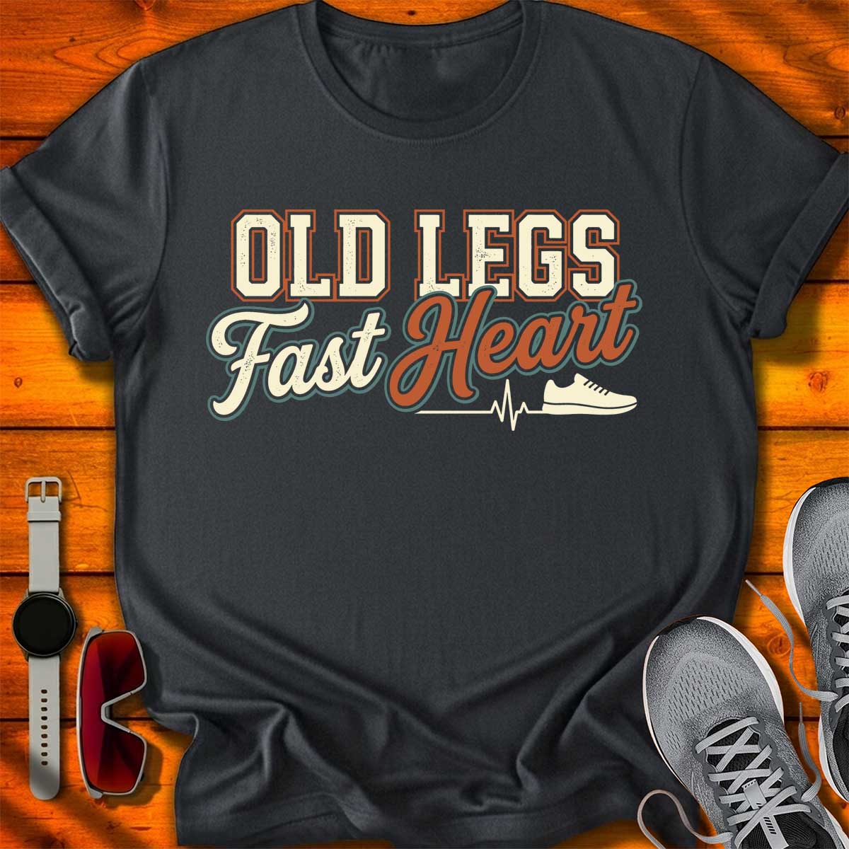 Old Legs Fast Heart T-Shirt DC UF